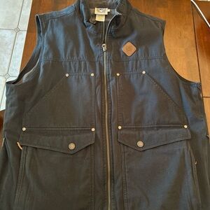 Cinch Concealed To Carry Vest Men's XL Black Full Zip With Holster